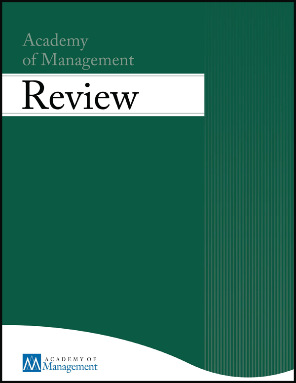 Academy of Management Review journal cover
