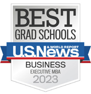 U.S. News & World Report Best Business Executive MBA ranking badge