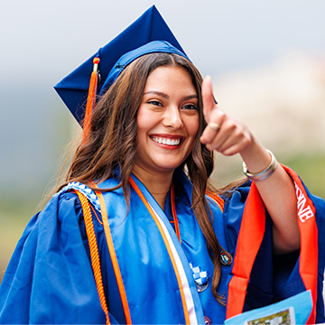 Graziadio alumni at graduation
