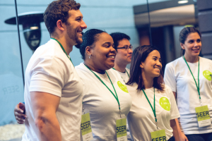 Volunteers at SEER Symposium