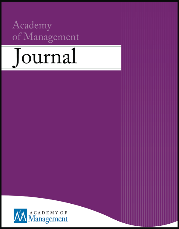 Academy of Management journal cover