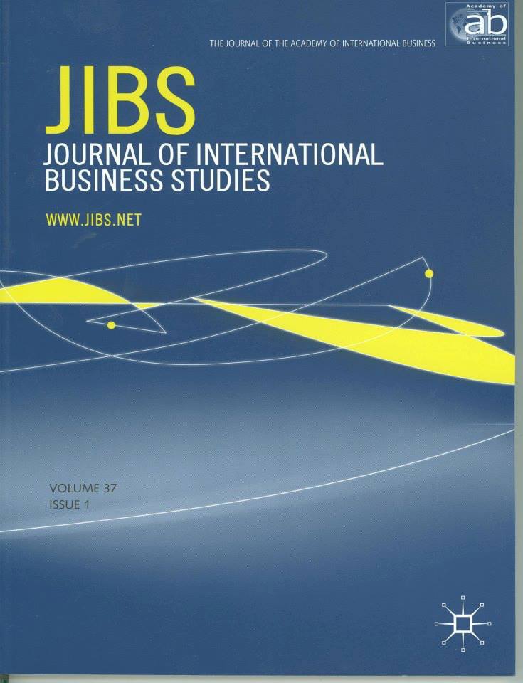 Journal of International Business Studies journal cover