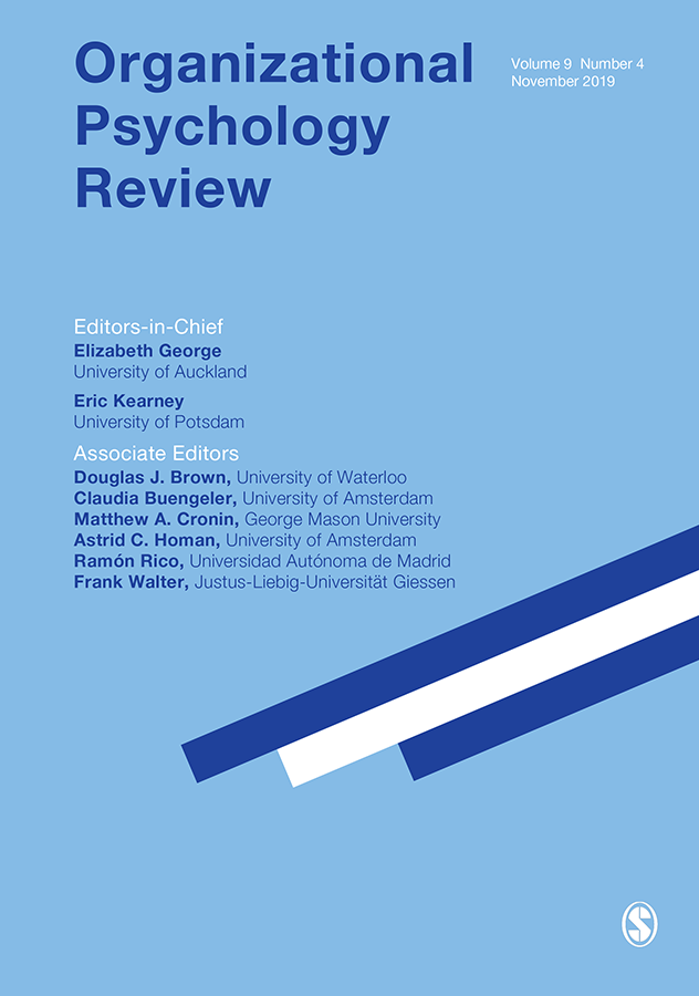 Organizational Psychology Review journal cover