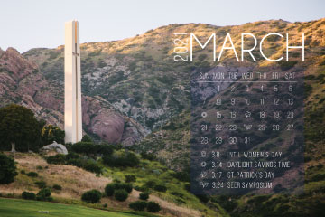 Desktop calendar