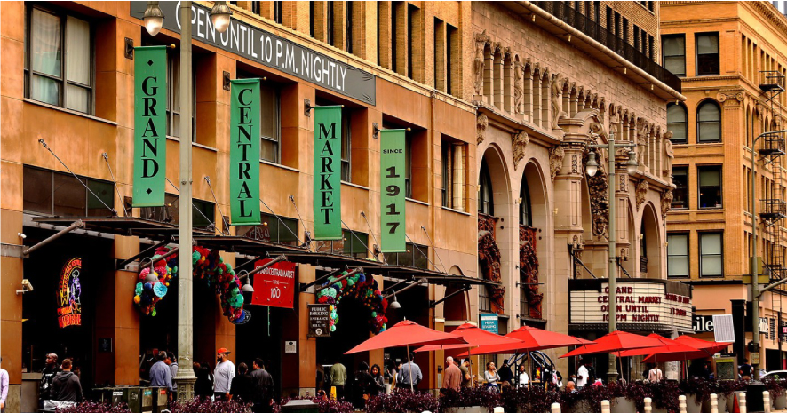 Grand Central Market in Los Angeles