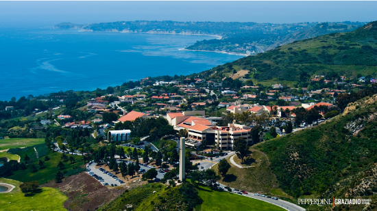 Pepperdine Malibu Campus aerial view