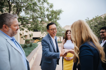 faculty meeting students