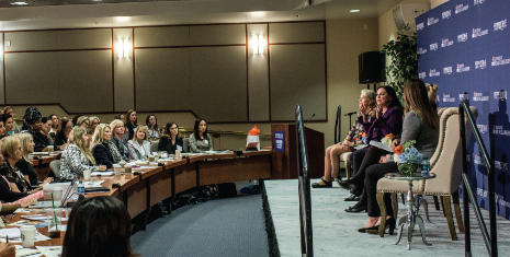 panel of women in leadership