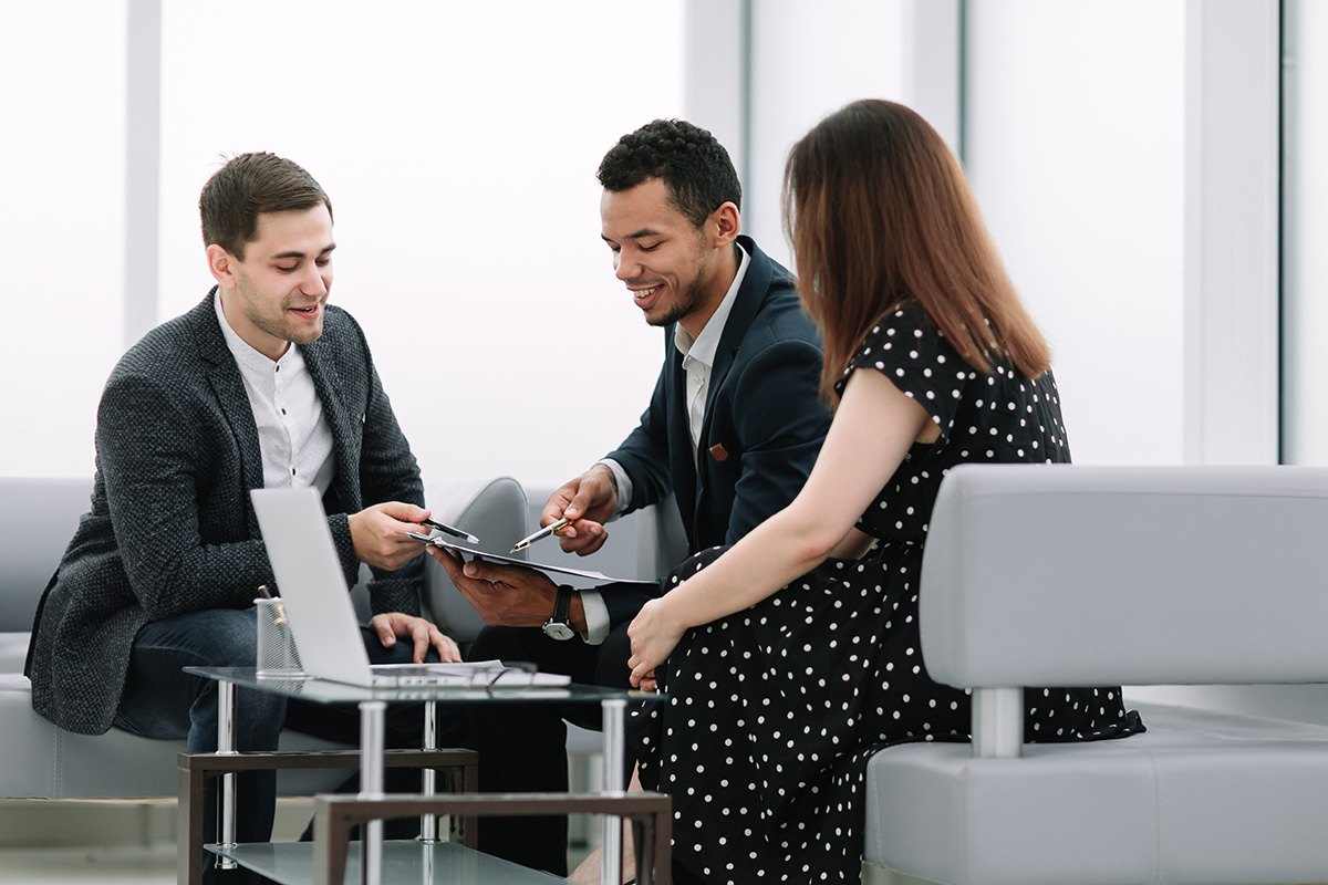 Group of Professionals in a Meeting