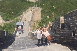 Group on Great Wall of China