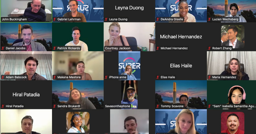 Zoom meeting with SUPER