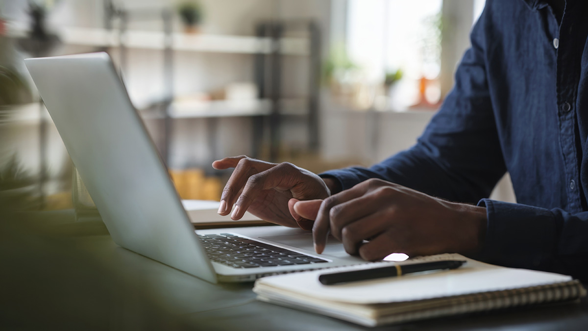 Person on Computer