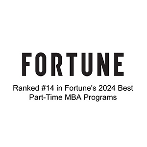 Fortune Ranking #14 Best Part Time MBA