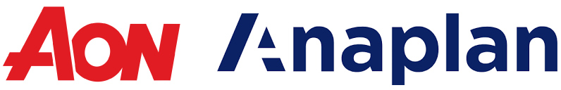 AON and Anaplan logos