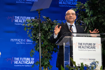 John Figueroa speaking at the Future of Healthcare Symposium