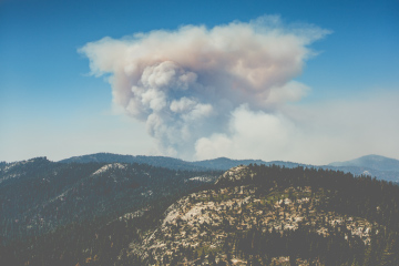 Smoke from wildfires in Southern California