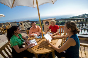 MSOD students at Pepperdine in Malibu