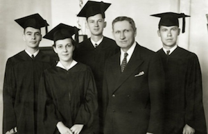 Carmen Landra and First Pepperdine Graduates